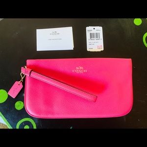 NWT Coach Large Wristlet